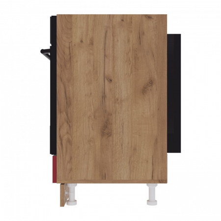 Corp inferior Chelsea, 60 Cuptor, Stejar K003+ Acril Rosu [3]