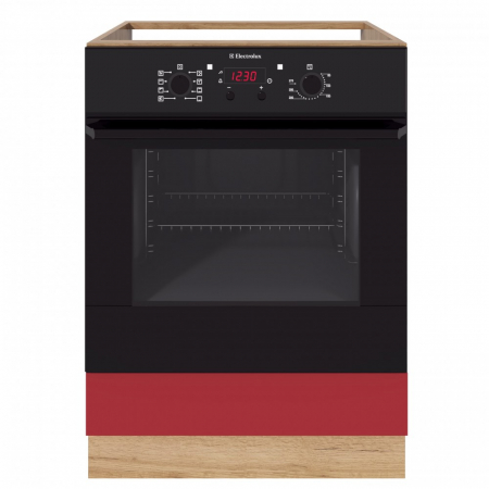 Corp inferior Chelsea, 60 Cuptor, Stejar K003+ Acril Rosu [2]