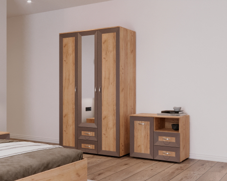 Dormitor Cezar, 120x53x204 cm, K003 [1]