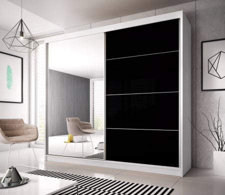 Dormitor Lucca Alb+Negru [1]