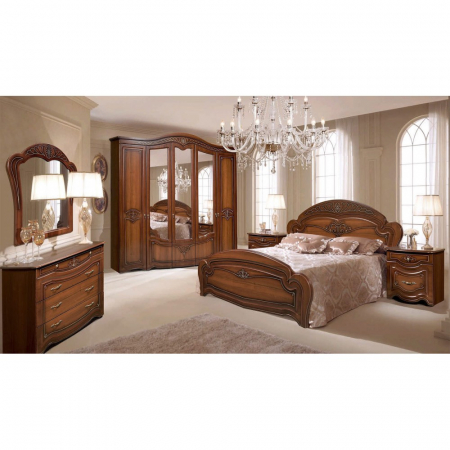 Dormitor complet - DORMITOR MDF LUIZA-5 NUC