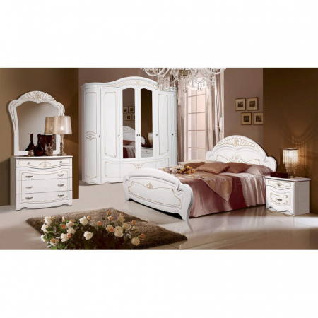 Dormitor complet - DORMITOR MDF LUIZA 6.1 FOREST IVORY