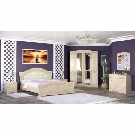 Dormitor complet - DORMITOR MILANO TAPITAT MESTEACAN