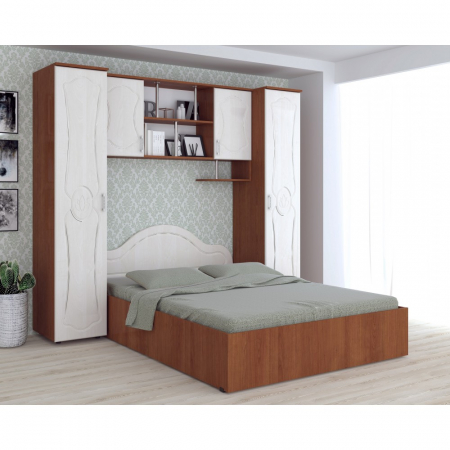 Dormitor complet - DORMITOR TINERET MDF CIRES+MESTEACAN