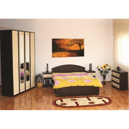 Dormitor complet - DORMITOR VALY WENGE+MESTEACAN