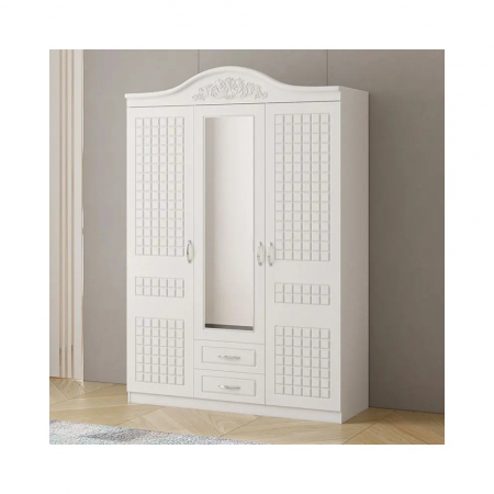 Dulapuri birou - Duap ZQE 012 MDF - 3U+2S, 150x200x50cm, alb