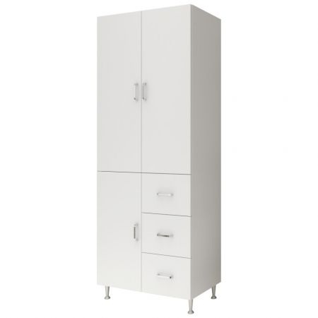 Dulap 3U-3S, 70x 35x 180 cm , alb [1]