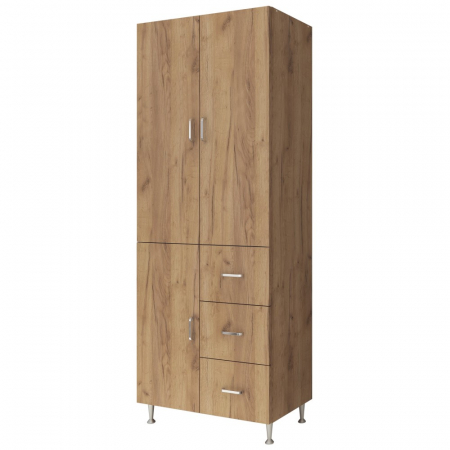 Dulap 3U-3S ,70x35x180 cm, stejar K003 [1]