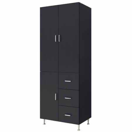 Dulap 3U-3S , 70x35x180 cm, Wenge [1]
