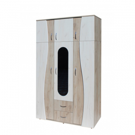 Dulapuri Living - Dulap 3U S, 120x50x198 cm, K002+K001