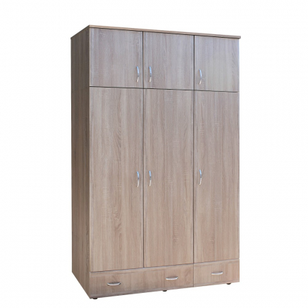 Dulap 3u soft sonoma, 135x50x198cm [0]