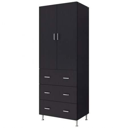 Dulap, 70x35x180 cm, 2U-3S Stejar Wenge [1]