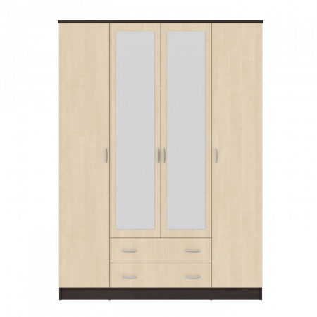 DULAP GARMONIA 4U WENGE+MESTECAN 160x50x220CM [1]