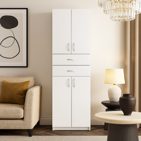 Dulap KSC-11 RO, 60x37x196 cm, alb [1]