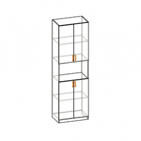 Dulap KSC-5 RO, 60x37x196cm, sonoma [1]