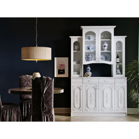 Dulapuri dormitor - Dulap L1400 MDF Liza alb