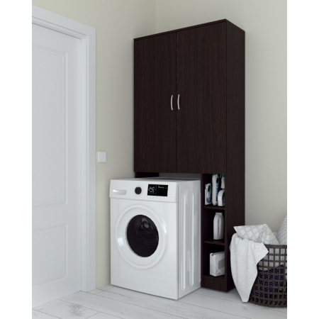 Mobilier baie - Dulap MS 2U Polite, 85x35X199 cm, wenge