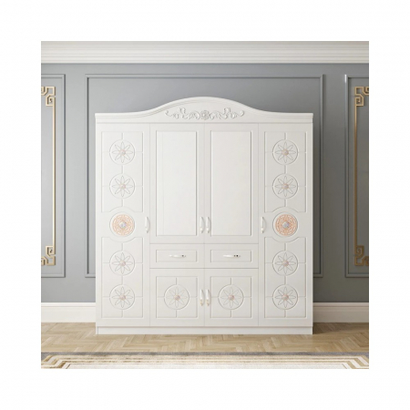 Dulapuri Living - Dulap ZQE 021 MDF - 6U+2S, 200x200x50cm