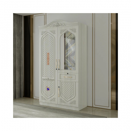 Dulapuri dormitor - Dulap ZQE 042 MDF - 3U+1S, 100x200x50cm