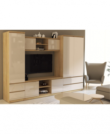 Mobilier living - Living Chelsea, Cappuccino 270x190x51cm