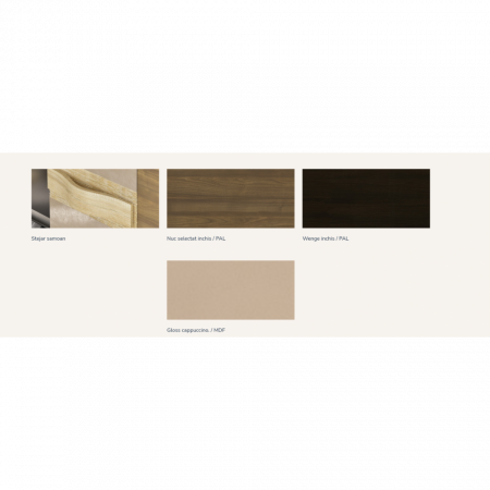 LIVING GLAMUR WENGE+NUC 300x57x198CM [2]