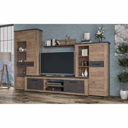 Living Montreal stejar craft + tobacco matera 315x45x200cm [1]