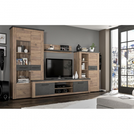Living Montreal stejar craft + tobacco matera 315x45x200cm [2]