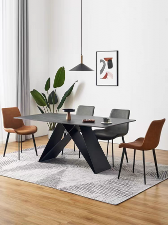 Masa dining 608 marmura neagra [0]