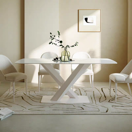 MASA DINING 611 1600*800*750 MARMURA ALB [1]