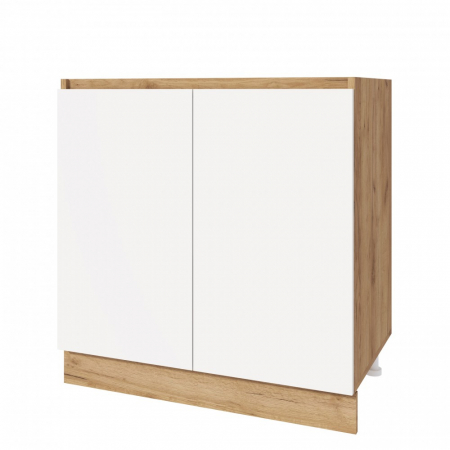 Masca chiuveta Chelsea, 80-2u, Stejar K003 + Acril Alb [3]