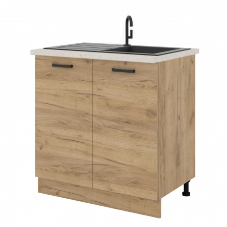 Mobilier bucatarie - MASCA CHIUVETA VIO 80 2U STEJAR AUR-K003