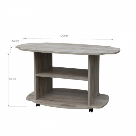 Masuta de cafea Twist ro,100x60x54 cm, K002 stejar [1]