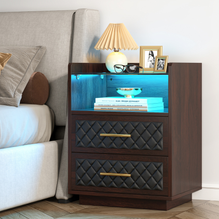 NOPTIERA AZZURO MDF+STICLA, LED RGB,50*40*64 cm [4]