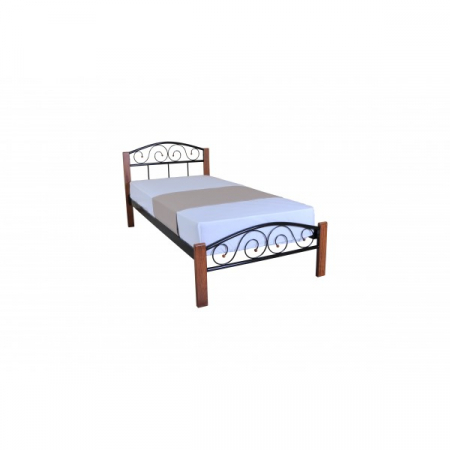 Mobilier dormitor - Pat Metalic ALICE LUX WOOD, 90x200cm