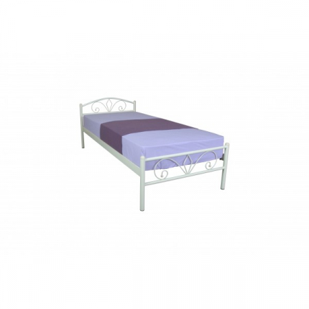 Mobilier dormitor - Pat Metalic LARA LUX, 90x200cm - Negru