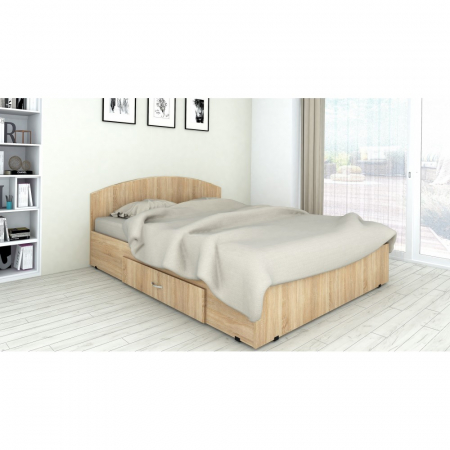 Paturi dormitor - Pat mijloc 140 sonoma