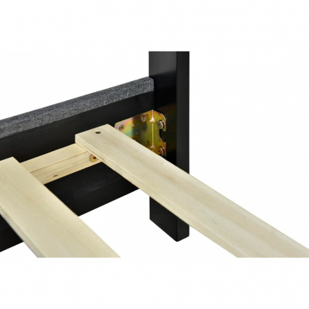 Pat tapitat Modern 120x200cm culoare Gri [5]