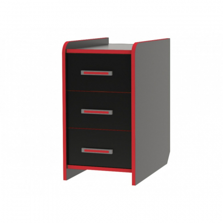 SET BIROU PC + NOPTIERA KL 9.0 WENGE+ROSU [1]