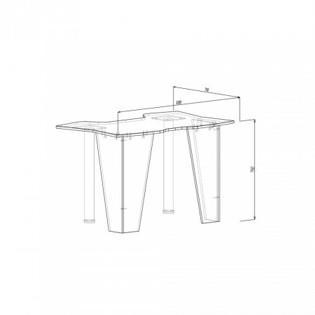 SET BIROU PC + NOPTIERA KL 9.1 WENGE+GALBEN [3]