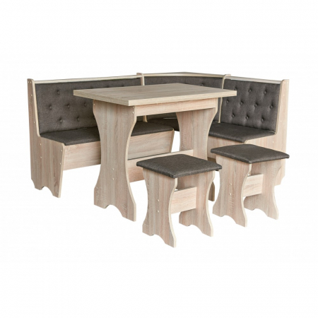 Coltare de bucatarie - Set coltar Bosfor sonoma+dorando