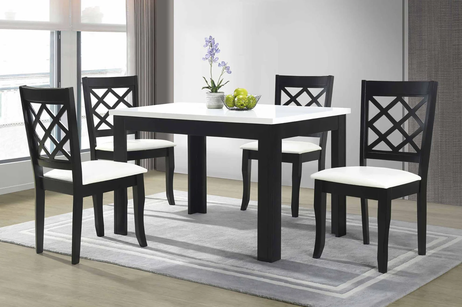 Mese bucatarie - Set Masa +4 Scaune Wood 6 1200x800mm