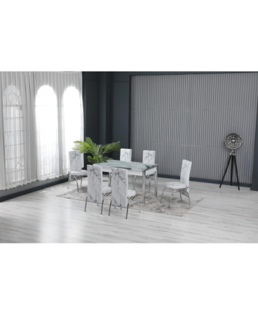 Mobilier living - SET MASA + 6 SCAUNE AYC 1