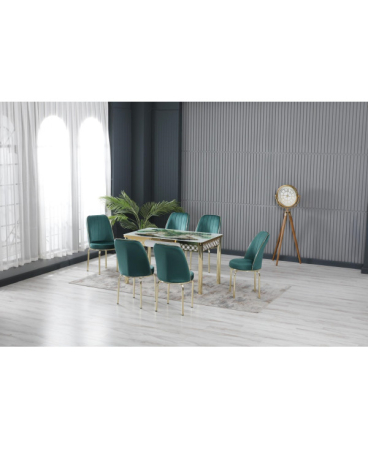 Mobilier living - SET MASA + 6 SCAUNE AYC 5
