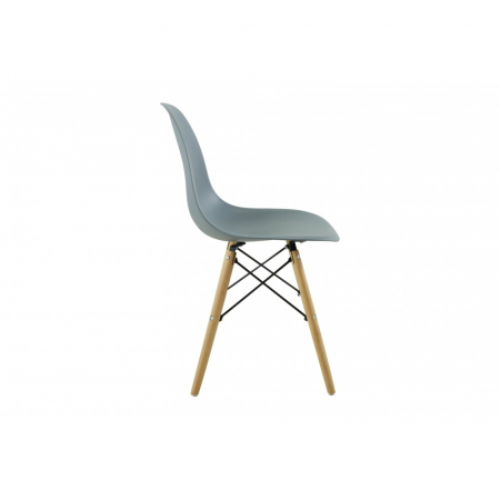 Set masa DA151Grey,80x75 cm /4 scaune, 46x55x83 cm, DA232, grey [9]