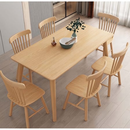 Mobilier bucatarie - Set masa Denisa + 6 Scaune Fag