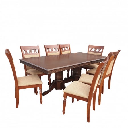 Mese bucatarie - Set masa RH7132 si 8 scaune TH8041,160x100x77 cm, Dirty oak
