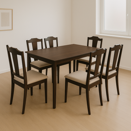 Mese bucatarie - SET RH7000T + 4 RH159C antique,120x80x76 cm
