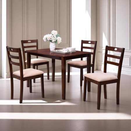 Masa cu scaune living - SET RH7006T+4RH135 DIRTY OAK,110x70x76 cm