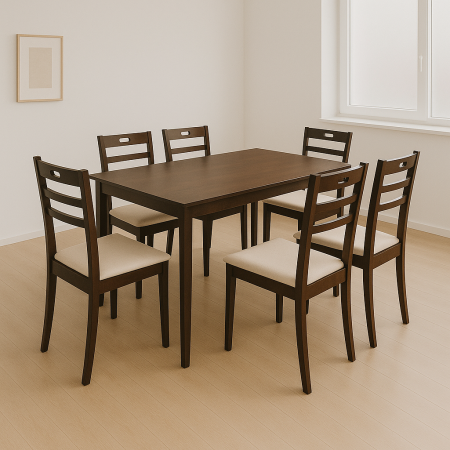 Mese bucatarie - SET RH7008T + 6 RH135C antique,150x90x76 cm