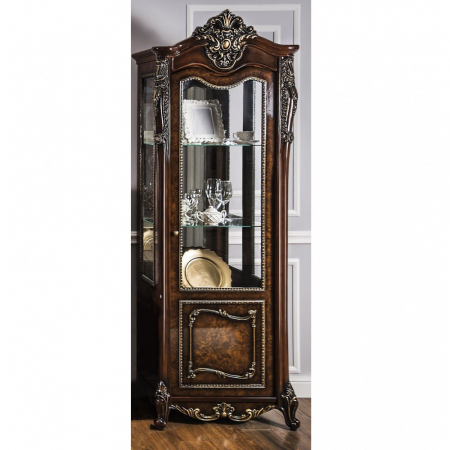 Mobilier living - VITRINA GIOCONDA LUX RADACINA DE STEJAR 80X52X227CM